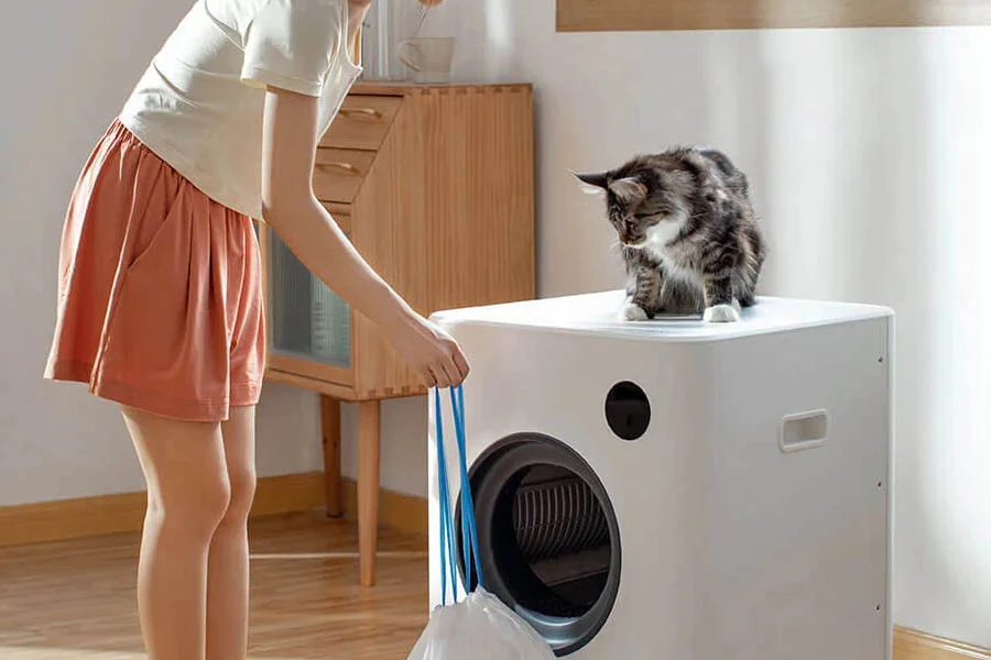 automatic kitty litter cleaner